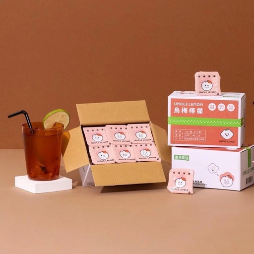 台灣檸檬大叔新口味烏梅檸檬磚